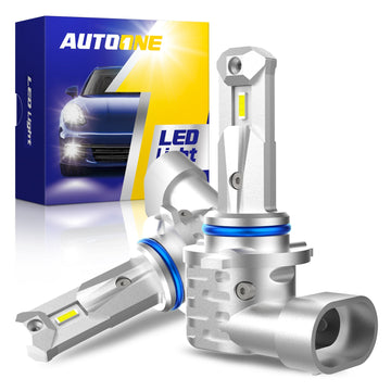 Autoone Headlight Bulb 9006 HB4 LED Headlight Bulbs 12000LM 6500K White 2 PCS